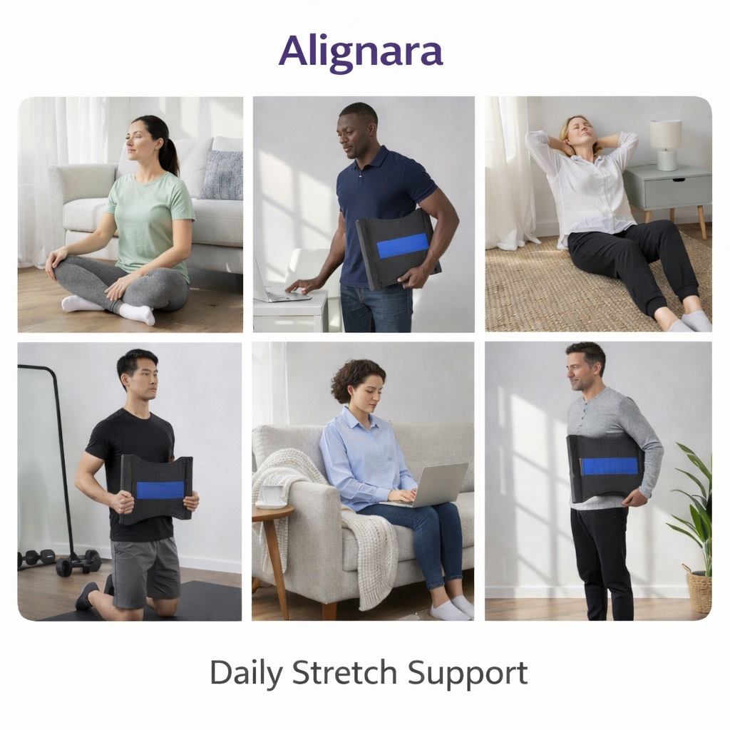 Alignara Adjustable Multi-Level Back Stretcher