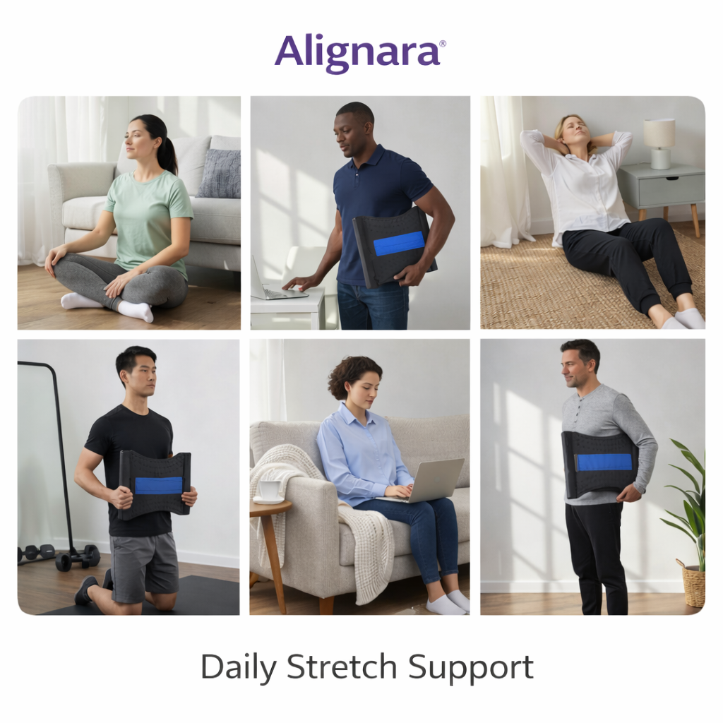 Alignara Adjustable Multi-Level Back Stretcher
