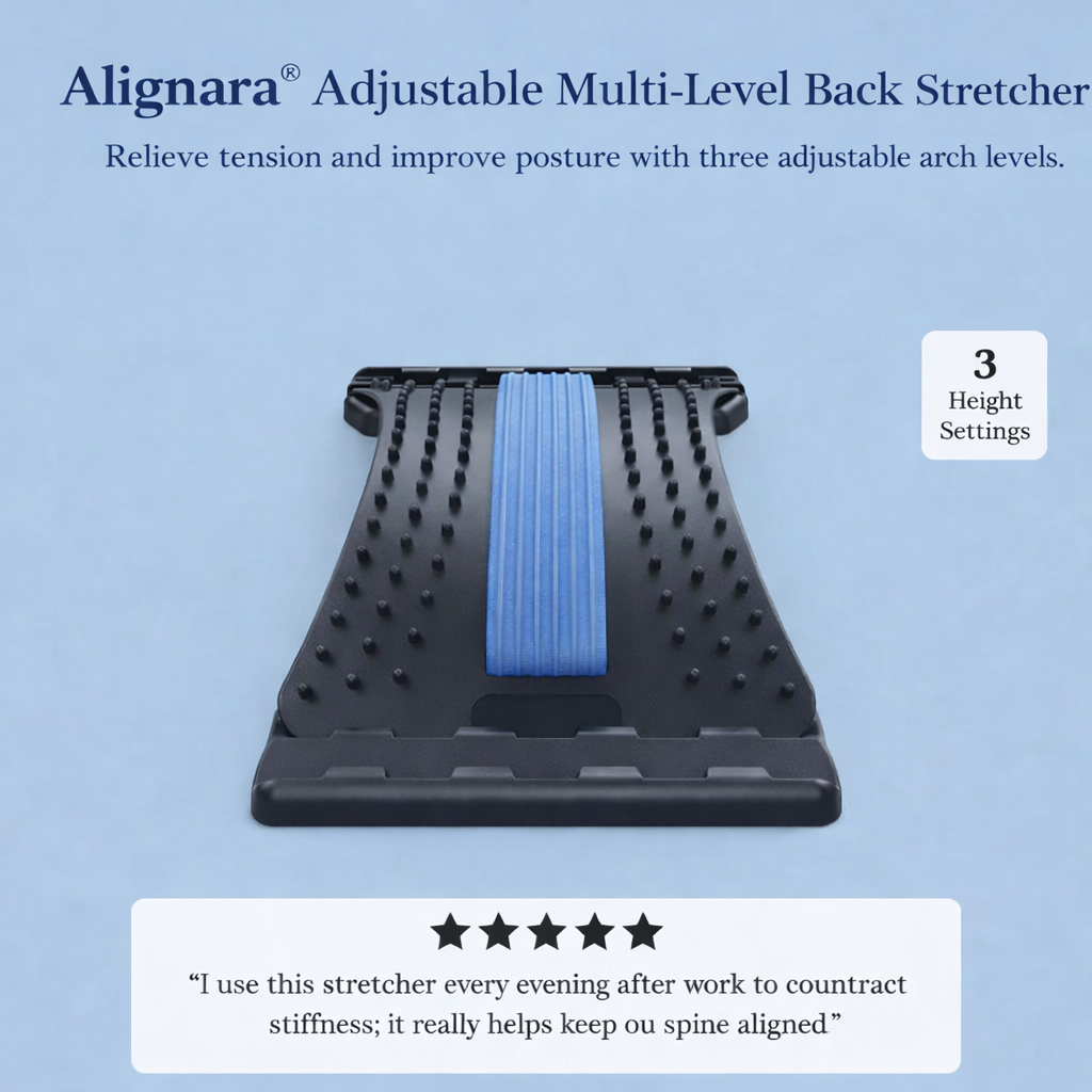 Alignara Adjustable Multi-Level Back Stretcher