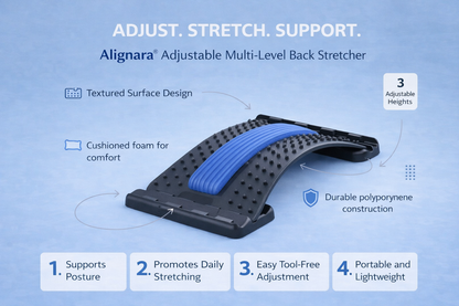 Alignara Adjustable Multi-Level Back Stretcher