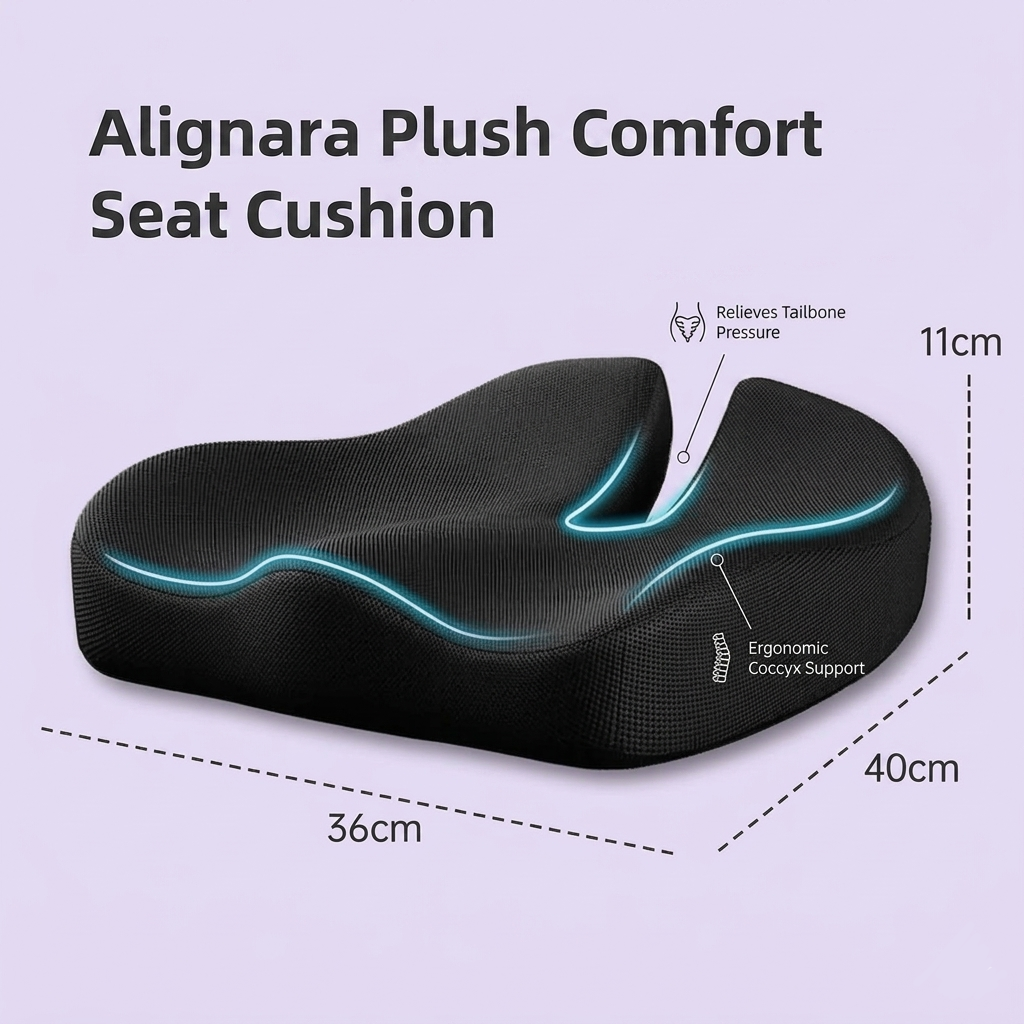 Alignara Plush Comfort Seat Cushion