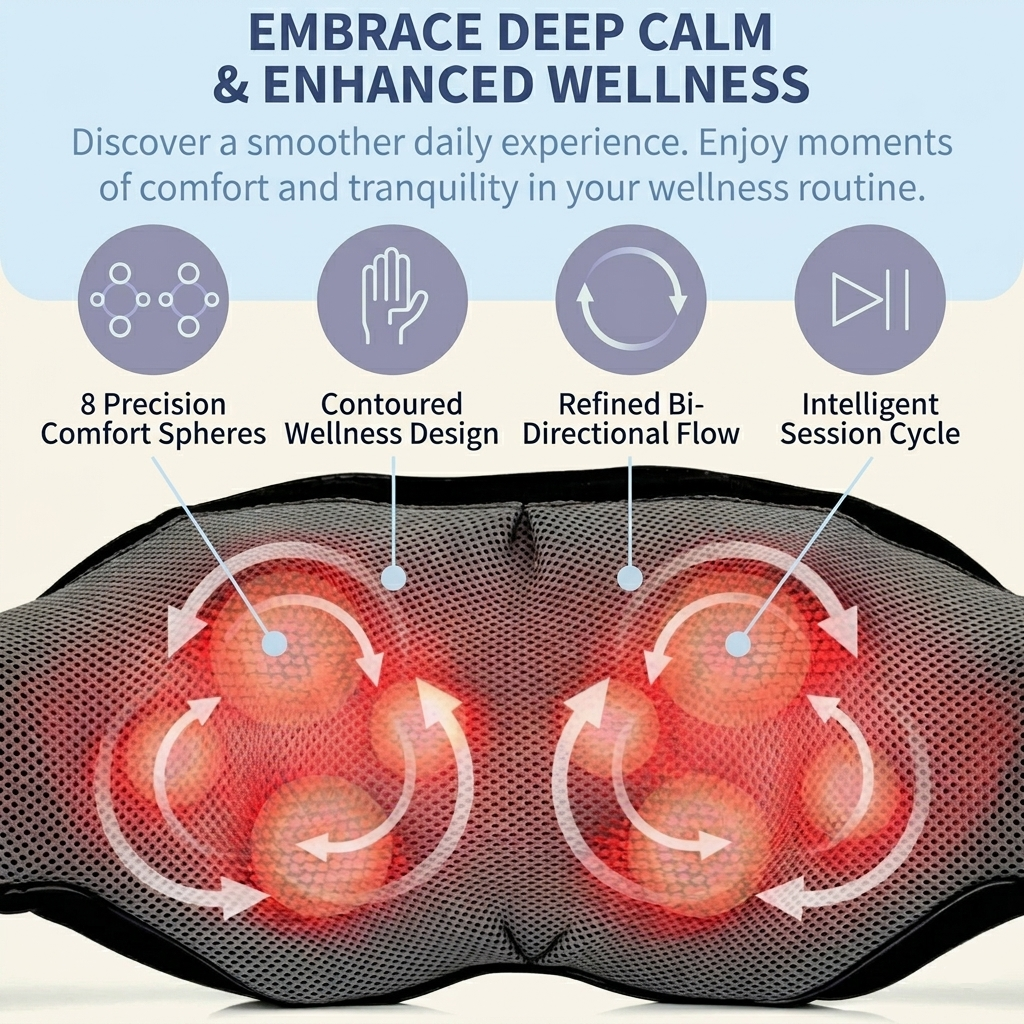 Alignara Deep-Tissue Shiatsu Neck & Back Massager