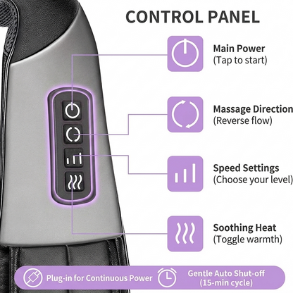 Alignara Deep-Tissue Shiatsu Neck & Back Massager